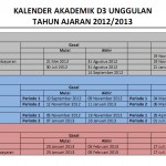 Kalender Akademik 2012 2013